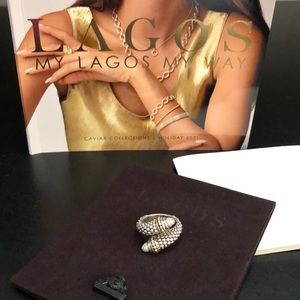 Stunning one of a kind Lagos ring